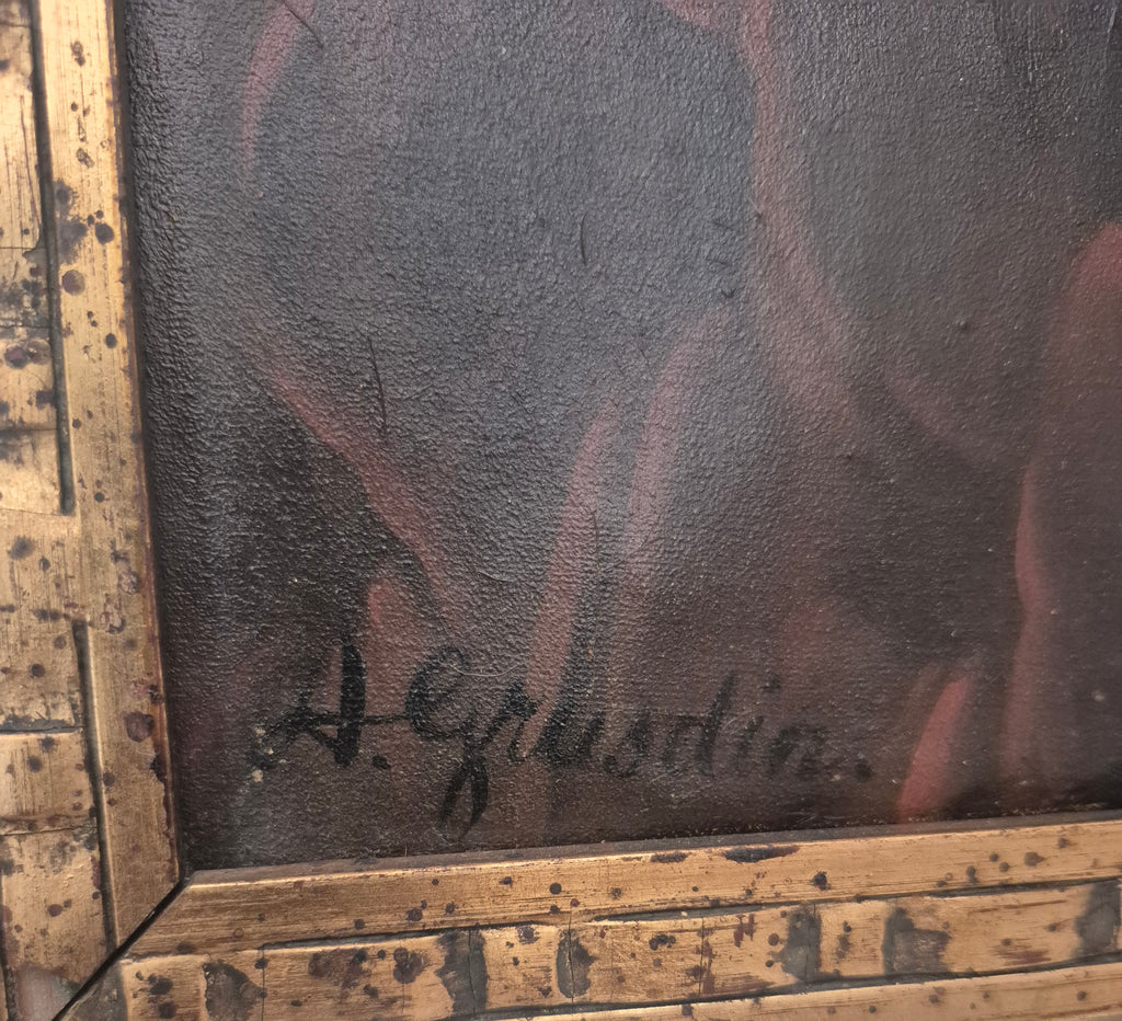 Gemälde sig. A. Grusdin