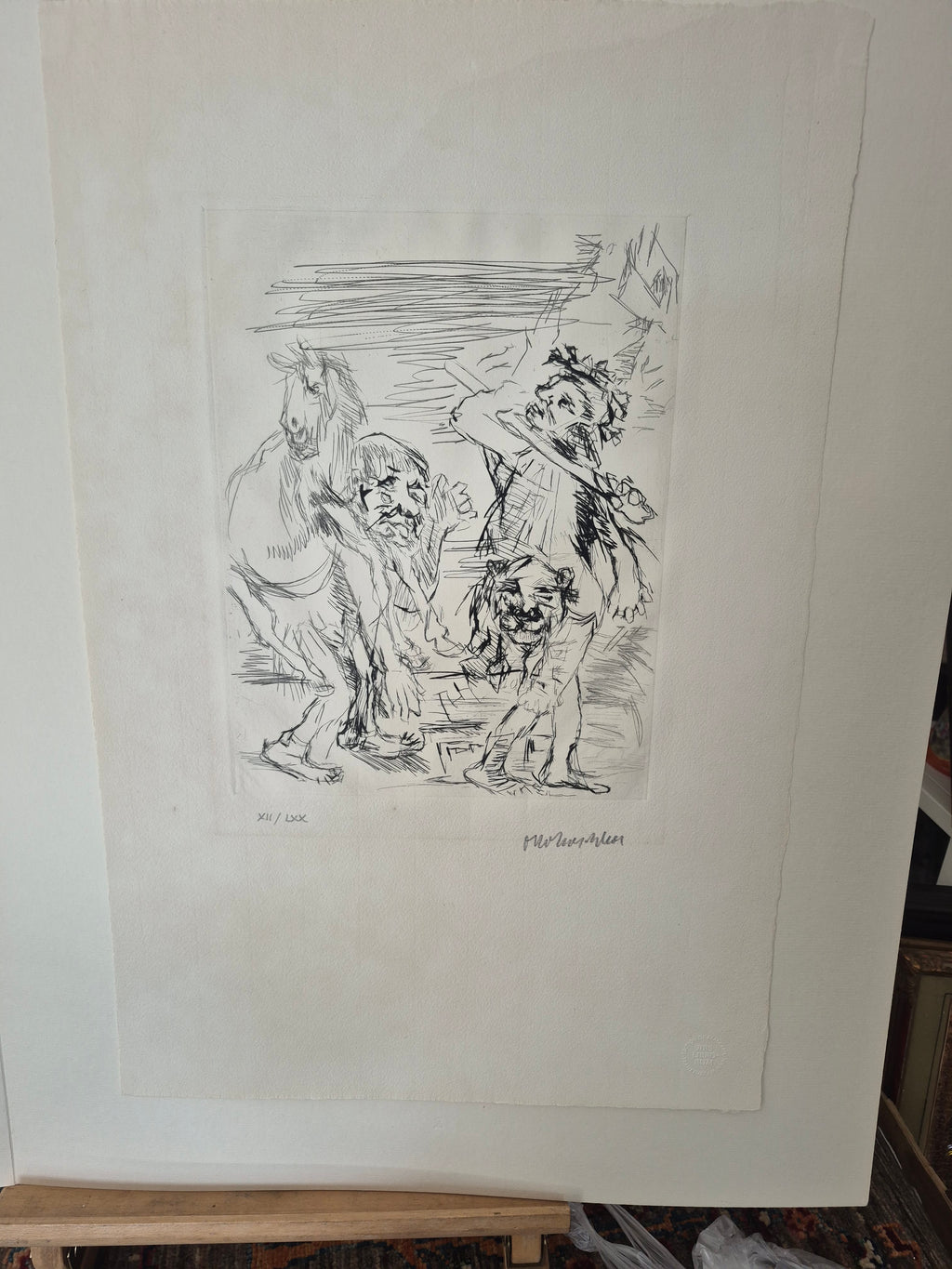 Oskar Kokoschka grafik